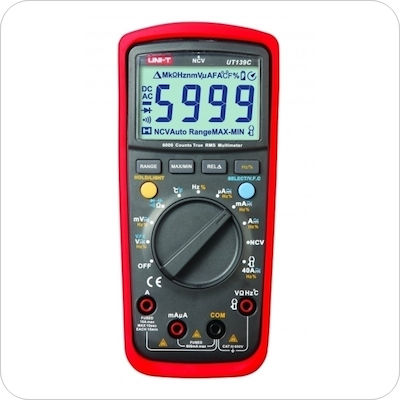 Uni-T UT139C Digitales Multimeter Wahre Effektivwert mit Summer mit AC / DC / Widerstand / Kapazität / Temperaturmessung