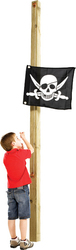 Blue Rabbit Playground Accessories Flag with Hoisting System for Professional Use