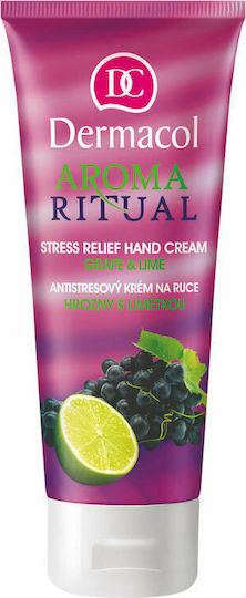 Dermacol Aroma Ritual Moisturizing Hand Cream Grape & Lime Stress Relief 100ml