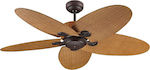 Lucci Air Fijian II 210295 Ceiling Fan 132cm with Remote Control Coffee