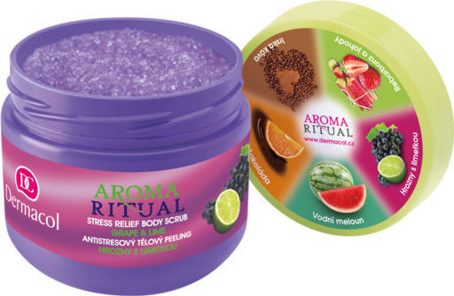 Dermacol Aroma Ritual Stress Relief Body Grape & Lime Scrub Body 200gr