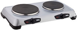 Akel AP526 Countertop Double Burner Brown