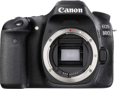 Canon DSLR Φωτογραφική Μηχανή EOS 80D Crop Frame Body Black