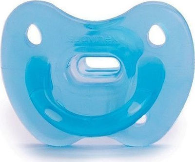 Suavinex Pacifier Silicone Smoothie Blue with Case for 0-6 months 1pcs