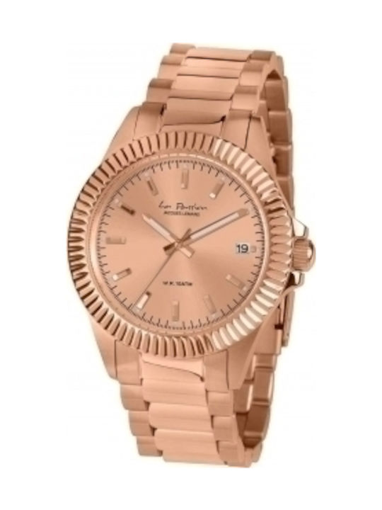 Jacques Lemans La Passion Watch with Pink Gold Metal Bracelet