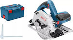 Bosch GKS 55+ GCE Professional Δισκοπρίονο 1350W με Ρύθμιση Ταχύτητας και με Σύστημα Αναρρόφησης