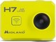 Midland H7 Action Camera 4K Ultra HD Υποβρύχια (με Θήκη) με WiFi Κίτρινη με Οθόνη 2"
