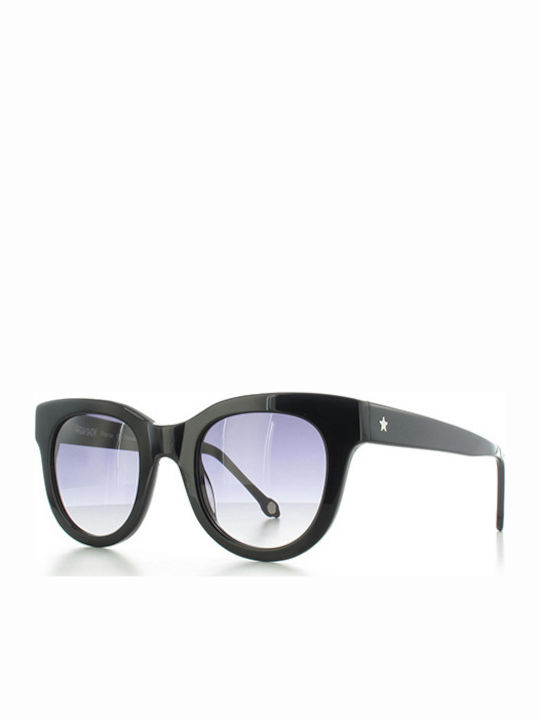 Freakshow Pacino C1 Damen Sonnenbrille mit Schwarz Kunststoff Gestell