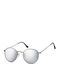Montana Eyewear Ανδρικά Γυαλιά Ηλίου με Ασημί Μεταλλικό Σκελετό και Ασημί Καθρέφτη Φακό MS92