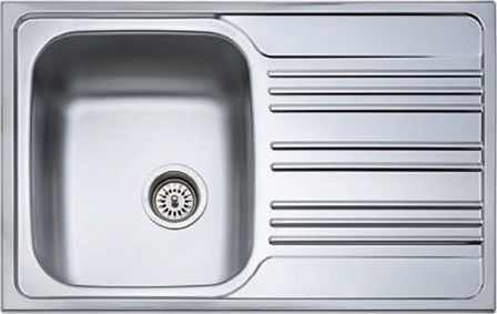Donau Drop-In Sink Inox Satin W78xD50cm Silver