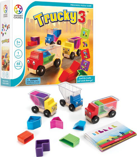 Board Game Trucky 3 for 1 Player 3+ Years Old (EN) Smart Games