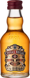 Chivas Regal Whisky Blended Scoțian de 12 Ani 40% 50ml