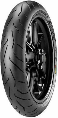 Pirelli Diablo Rosso II 120/70R17 58Magazin online Fără cameră de aer Pe șosea Anvelopă motocicletă Față