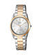 Q&Q Watch with Pink Gold Metal Bracelet