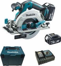 Makita Kreissäge 2x5Ah mit Geschwindigkeitsregelung und mit Absaugsystem