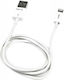 Approx Flat USB to Lightning Cable White 1m (APPC03)