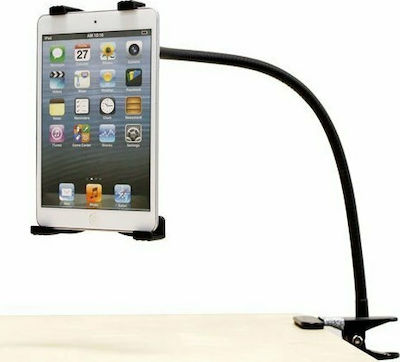 Μεταλλική Περιστρεφόμενη Tablet Stand with Extension Arm Until 9.7" Black