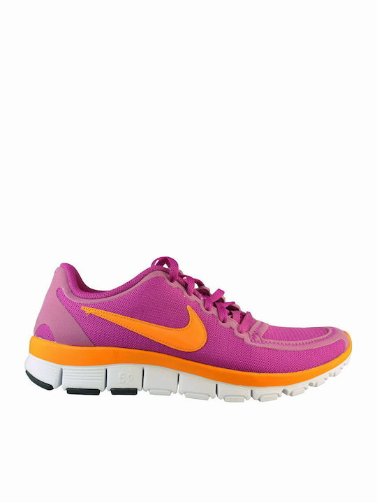 Nike Free 5.0 V4 Γυναικεία Αθλητικά Παπούτσια Running Ροζ