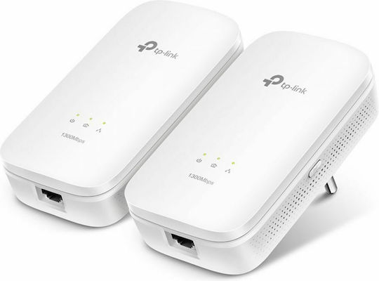 TP-LINK TL-PA8010 Kit v1 Powerline Διπλό για Ενσύρματη Σύνδεση και Θύρα Gigabit Ethernet