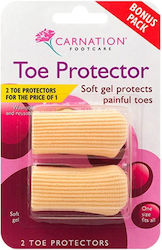 Carnation Toe Protector Gel for Calluses 2 Pieces