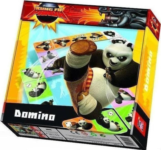 Board Game Domino Kung Fu Panda for 2-4 Players 5+ Years Old Remoundo