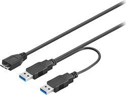 Goobay 95746 micro USB male σε USB-A male