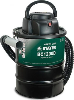 Stayer Ash Vacuum 1200W with 20lt Waste Container