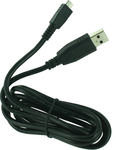 De Tech Regular USB 2.0 to micro USB Cable Μαύρο 1m (18025) 1τμχ