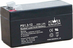 Power Kingdom PS1.3-12 UPS Battery 12V 1.3Ah (1 Piece)
