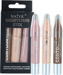 Technic Contour Stix 3 Cream Contouring Crayons 8.4gr