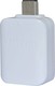 Samsung Μετατροπέας micro USB male σε USB-A female Λευκό 1τμχ GH96-09728A