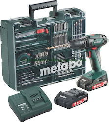 Metabo SB 18 Set Κρουστικό Δραπανοκατσάβιδο Μπαταρίας 18V 2x2Ah