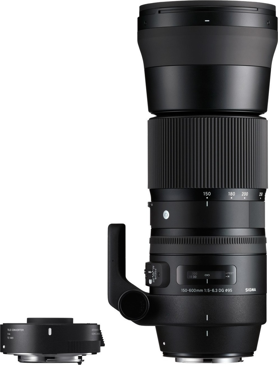 Sigma 150600mm F/56.3 DG OS HSM Contemporary Kit with TC1401 (Nikon F) Black Skroutz.gr