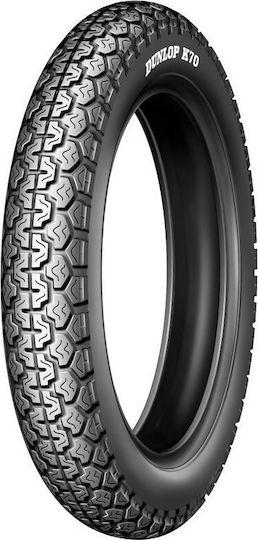 Dunlop K70 3.25-19 54P Tubeless On-Road Λάστιχο Μοτοσυκλέτας Πίσω