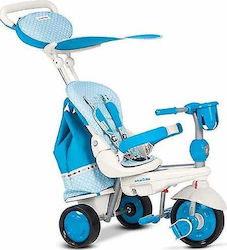 Smart Trike Παιδικό Τρίκυκλο Ποδήλατο Μετατρεπόμενο με Αποθηκευτικό Χώρο, Σκίαστρο & Χειρολαβή Γονέα Splash για 10+ Μηνών Μπλε