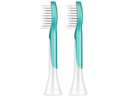 Philips Replacement Heads for Sonicare Sensitive Electric Toothbrush 2 Pieces for 7+ Years Green