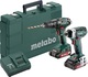 Metabo Combo 2.1.8 18V SB 18 & SSD 18 LTX 200 Σετ Δραπανοκατσάβιδο & Παλμικό Κατσαβίδι 18V με 2 Μπαταρίες 2Ah και Θήκη