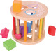 Big Jigs Shape Sorting Toy Cylinder with Shapes made of Wood for 12++ Months