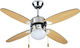 Primo MF42B-4W1L 18.317 800273 Ceiling Fan 105cm with Light Beech