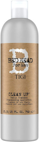 Tigi Bed Head For Men Clean Up Σαμπουάν Λάμψης για Όλους τους Τύπους Μαλλιών 750ml