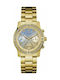 Guess W0774L2 Watch Chronograph with Gold Metal Bracelet W0774L2