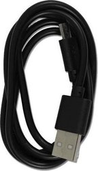 2GO Regular USB 2.0 σε micro USB 1m Μαύρο