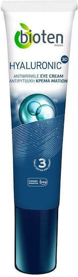 Bioten Hyaluronic 3D Cremă de Ochi pentru Hidratare și Anti-îmbătrânire 15ml