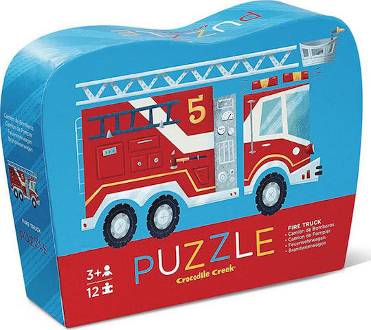 Puzzle pentru Copii Fire Engine Mini 12buc Crocodile Creek