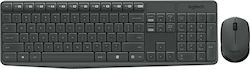 Logitech MK235 Ασύρματο Σετ Πληκτρολόγιο & Ποντίκι Αγγλικό UK