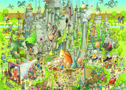 Marino Degano: Jurassic Habitat Puzzle 2D 1000pcs 29727