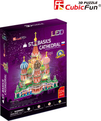 St. Basil's Cathedral (Russia) Puzzle 3D 224pcs L519H St. Basil's Cathedral (Russia) Puzzle 3D 224pcs L519H