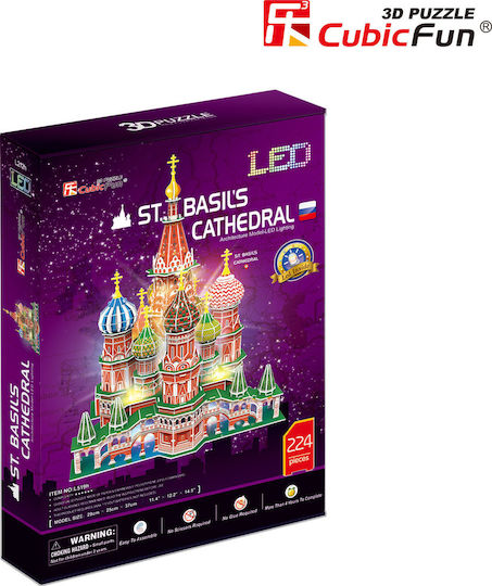 St. Basil's Cathedral (Russia) Puzzle 3D 224pcs