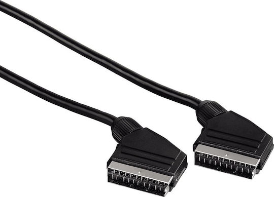 HAMA Cable Scart male - Scart male 2m Black 00043163