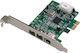 Dawicontrol PCIe Controller with 3 Firewire 800 Ports